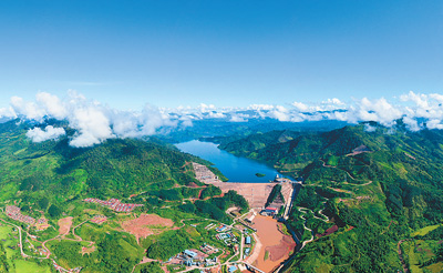 老挝南欧江水电站全流域投产发电