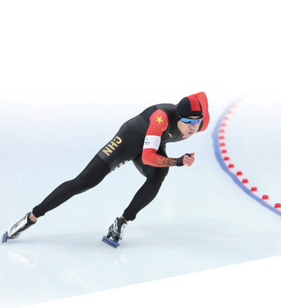 速度滑冰男子500米高亭宇夺冠