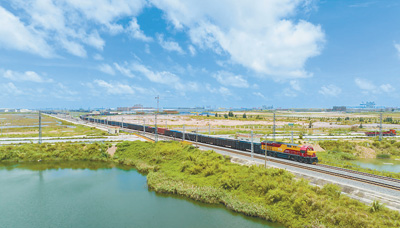 前7月西部陆海新通道铁海联运货运量增长28%