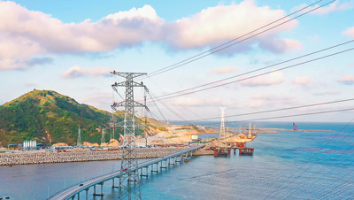 霞浦核电图片:220千伏核电送出工程通道