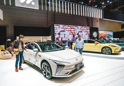 中国车企携多款新能源汽车亮相日内瓦国际车展