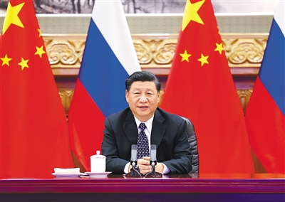 习近平同俄罗斯总统普京共同见证中俄核能合作项目开工仪式
