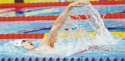 男子400米个人混合泳汪顺夺冠