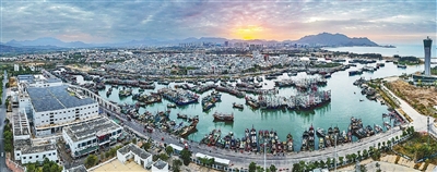 人民日报渔港图片:影像中国渔港码头