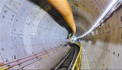 国内在建规模最大最长的地下综合管廊广州中心城区地下综合管廊顺利贯通