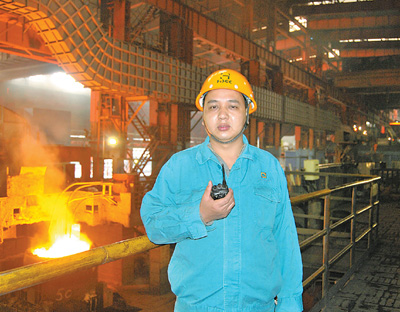 劳动者之歌:记杭钢集团转炉炼钢厂炼钢工祝志