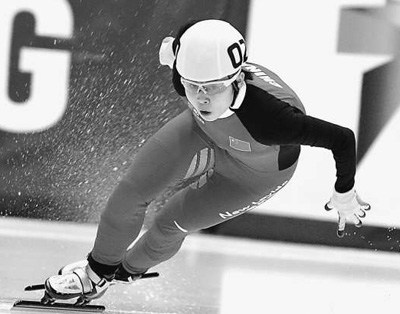 中国短道速滑选手王蒙资料图片.    人民视觉