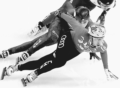 短道速滑世界杯上海站 男子五百米武大靖夺冠