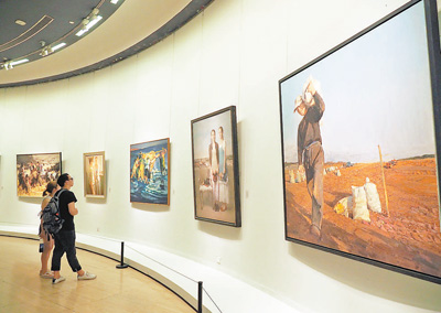 “中国精神——第四届中国油画进京展”在中国美术馆开展