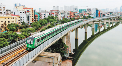 轻轨,河内一道亮丽风景线