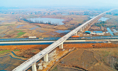合安高铁庐江站前段完成架梁施工90%以上预计2020年建成通车