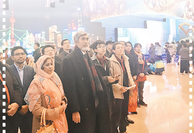 部分亚洲国家驻华外交官参观庆祝改革开放40