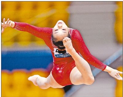 体操世锦赛女子团体预赛中国队排名第三