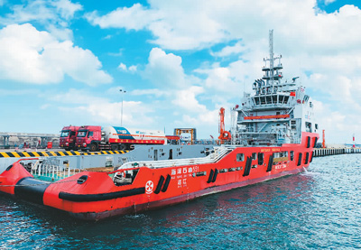 首座沿海LNG船舶加注站正式投运