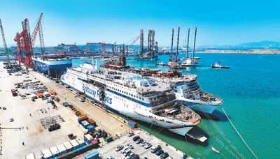 中国造船业综合竞争力跃居世界首位（国际论道）