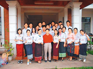 我在老挝当志愿者