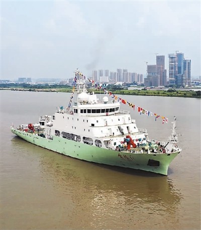 “实验6”科考船从广州首航