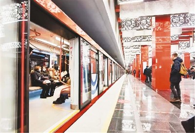 莫斯科地鐵新添“中國風”
