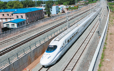 中铁二十二局参建长白铁路扩能工程开始调试