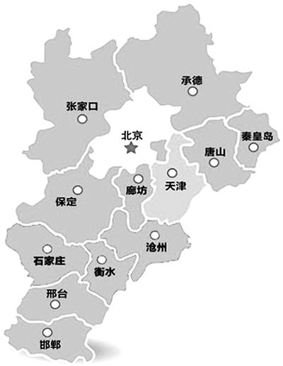 京津冀地图