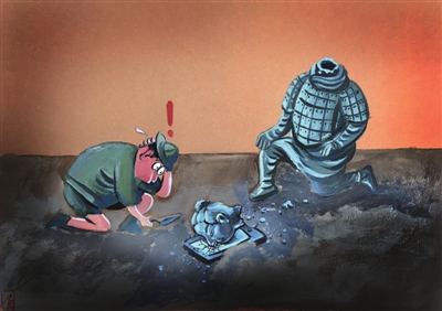 讽刺与幽默 - 战争