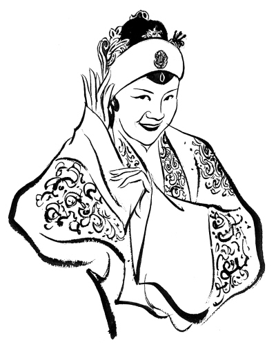 个性鲜明的时尚老旦袁慧琴