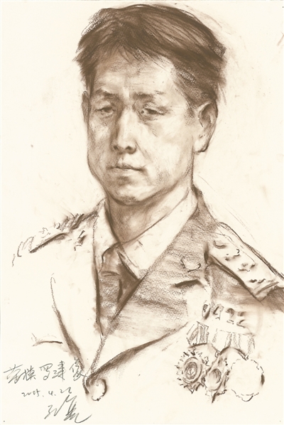 何红舟 封治国 尹骅 峡谷之鹰(版画) 张衍海 劳模罗建像(素描) 孔亮